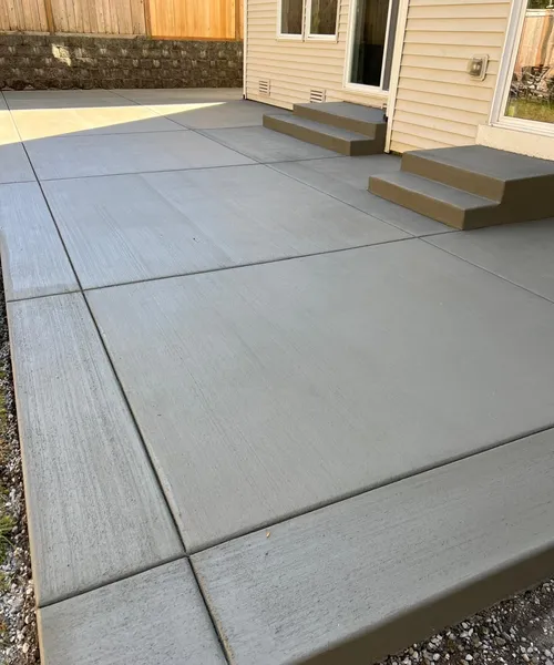 Broom Finish With Decorative Borders And Stair System in Snoqualmie 
